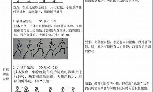 田径体育课教案大班全册_田径体育课教案大班全册反思